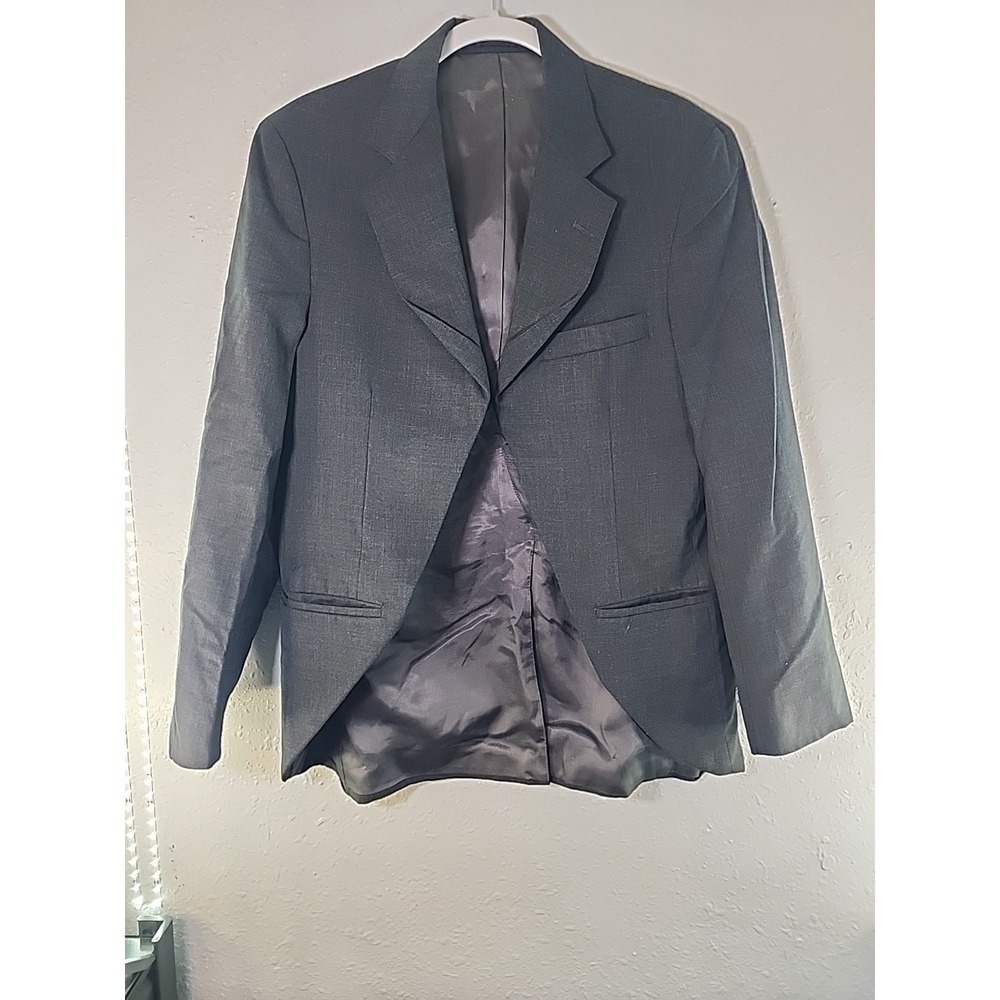 Vintage ETHAN Collection Gray Wool Blazer Custom Altered Sport Jacket *READ*‎